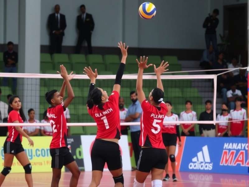 Indian volleyball players in Delhi Volley Dominators